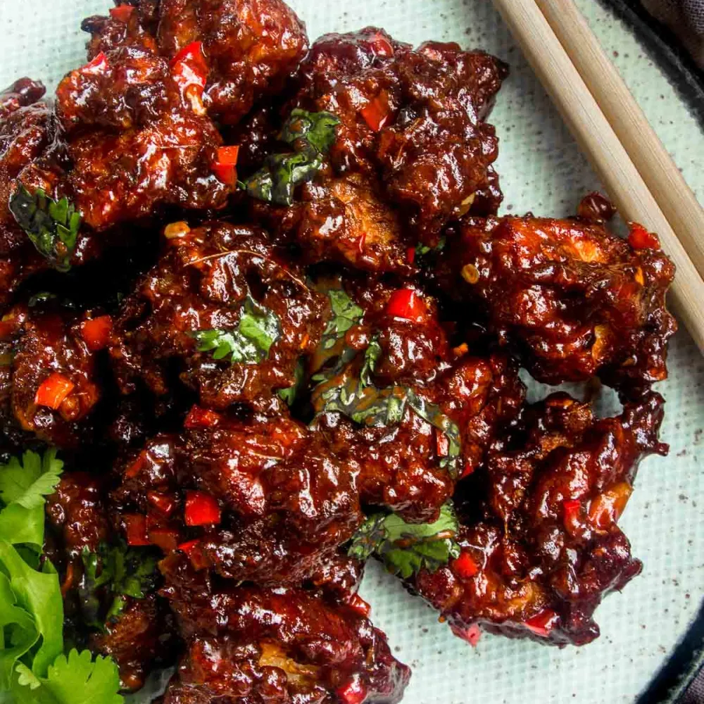 Chicken Manchurian at India Taj