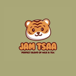 Jam Tsaa Bubble Tea & Snacks Logo